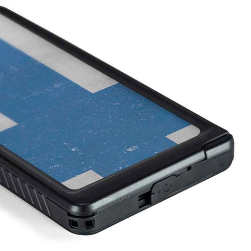 Finland Flag Distressed Galaxy S24 Ultra Waterproof Case